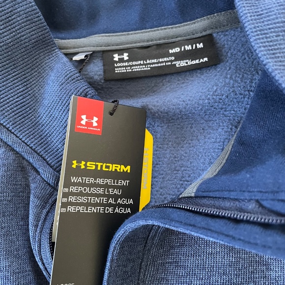 Under Armour Storm Sweater Fleece 1/4‎ Zip, Men's, Size: Medium - Picture 3 of 3